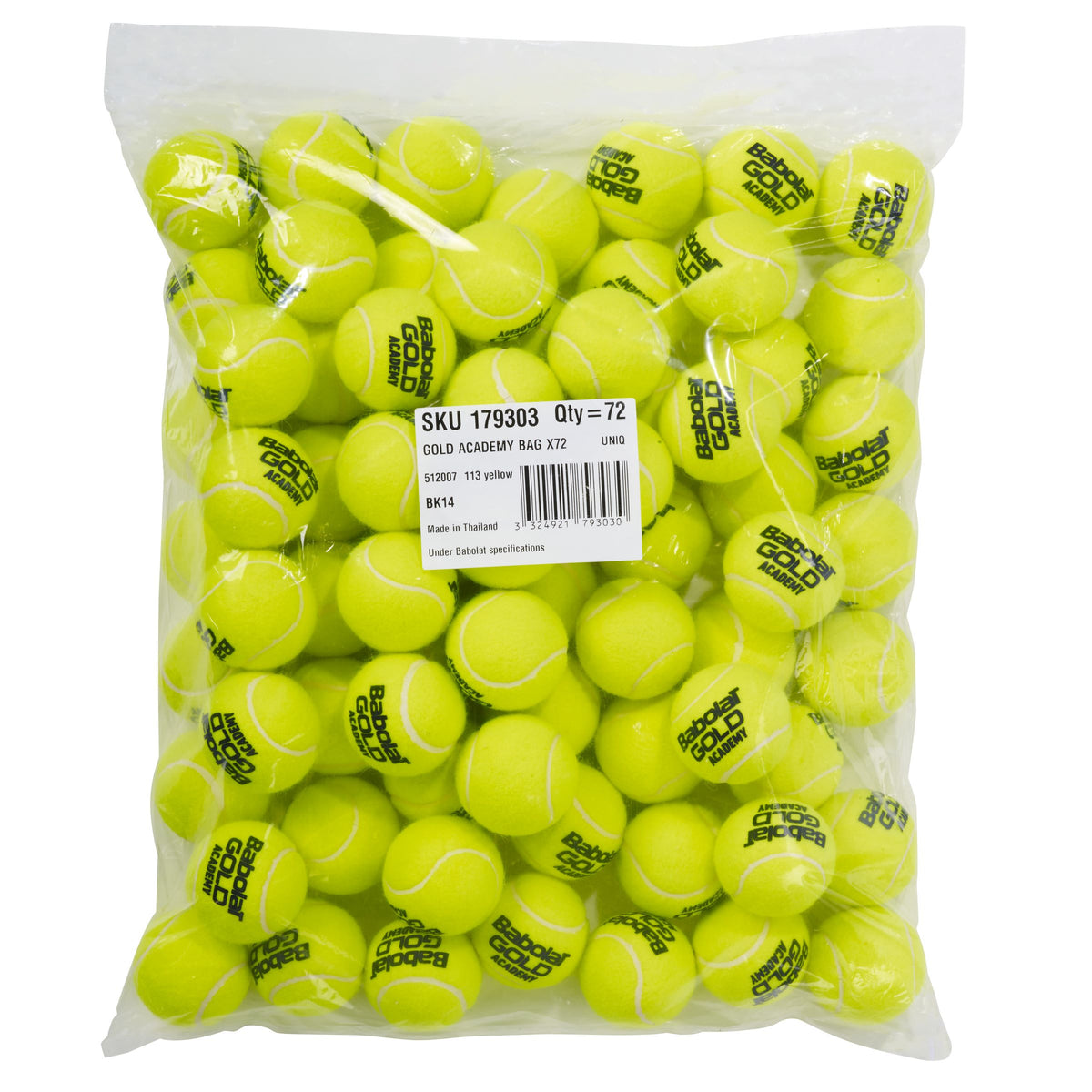 Babolat Gold Academy Ball – 72er Polybag