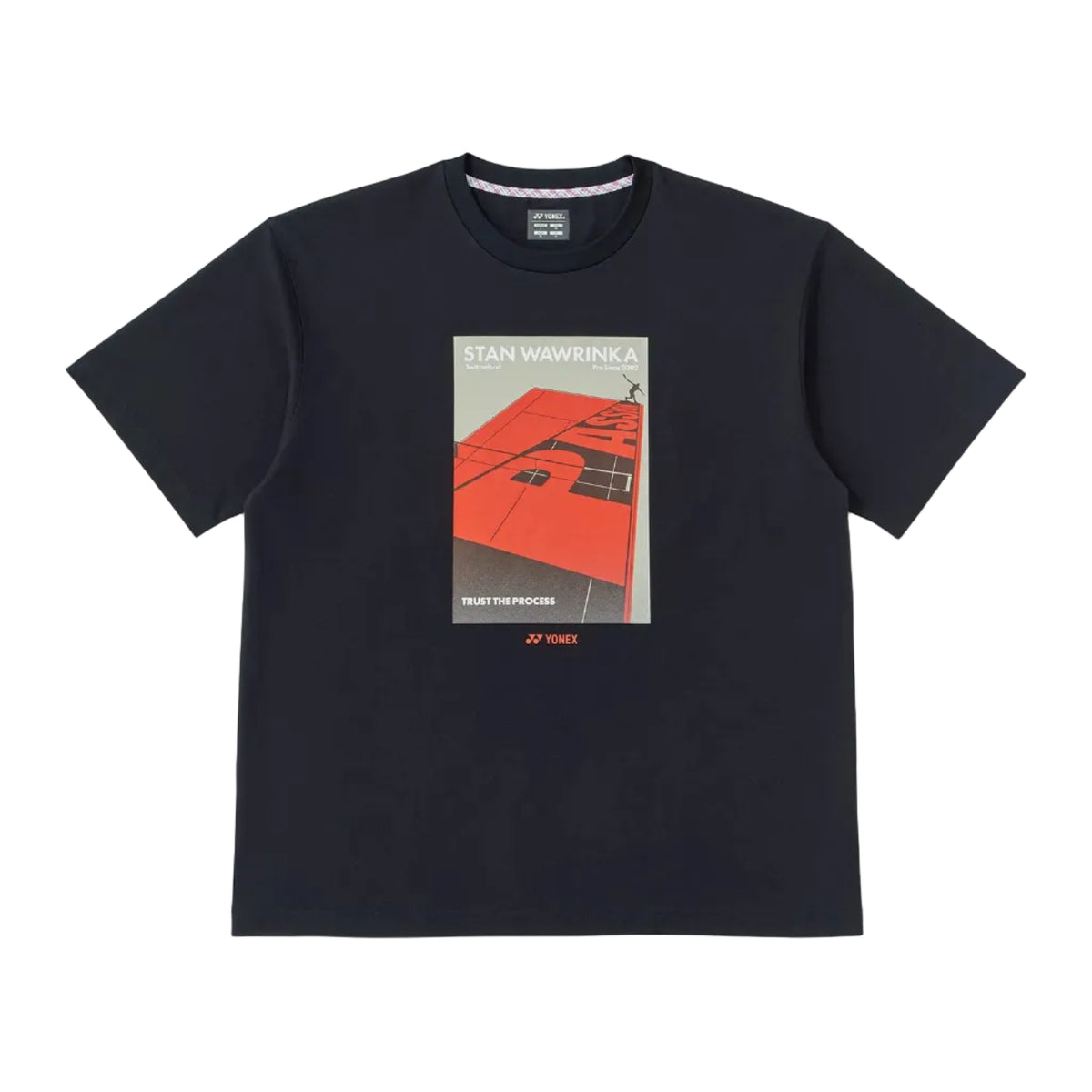 Yonex Stan Wawrinka Farewell Shirt schwarz - limited