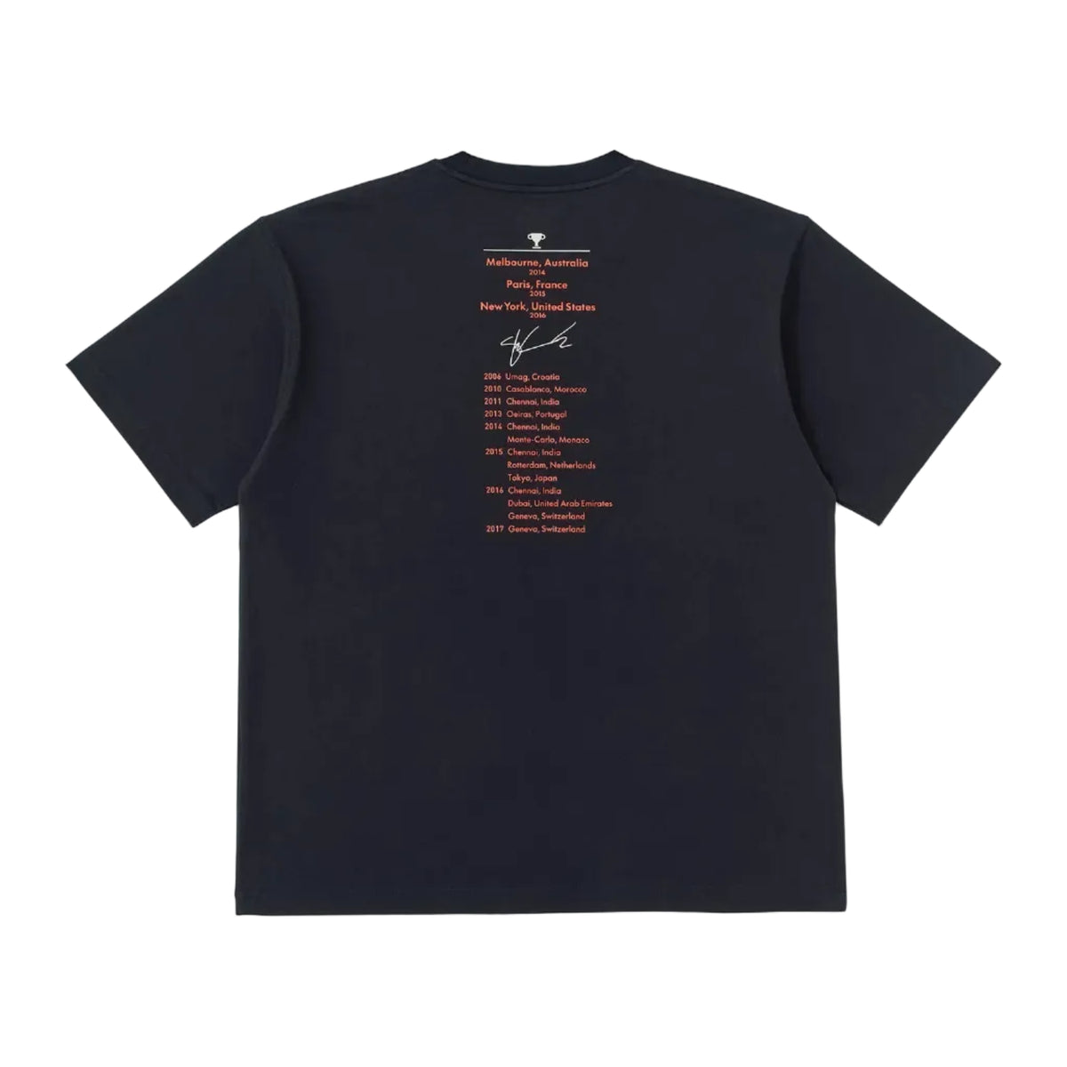 Yonex Stan Wawrinka Farewell Shirt schwarz - limited