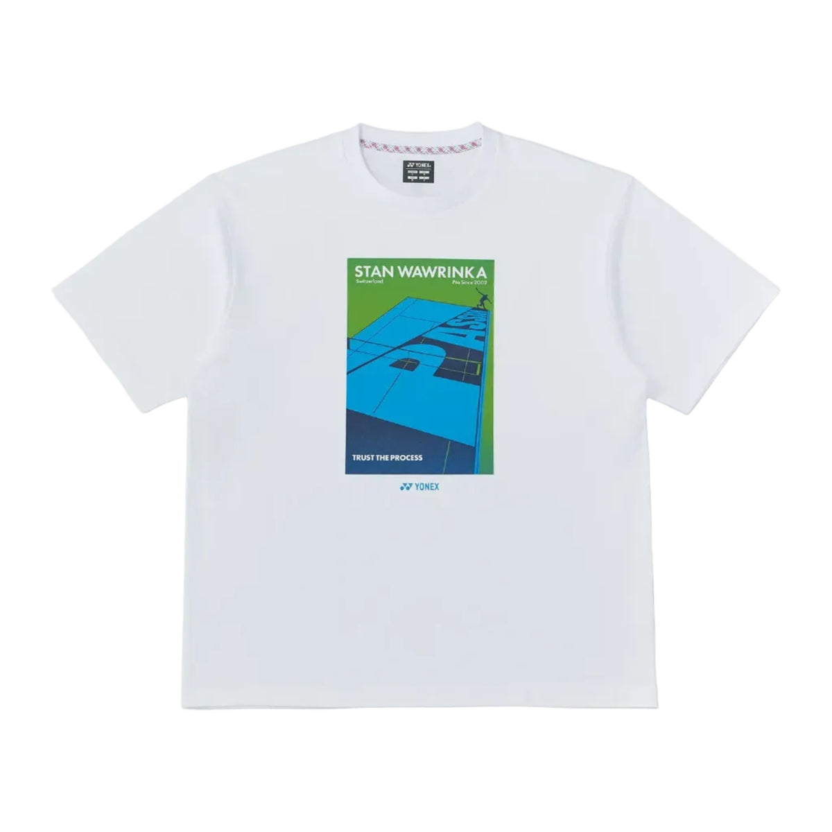 Yonex Stan Wawrinka Farewell Shirt weiss - limited