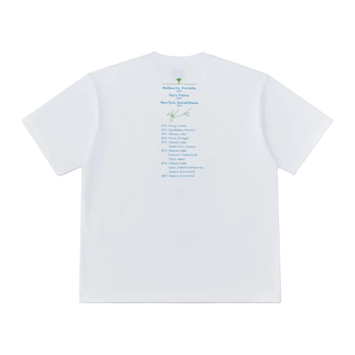 Yonex Stan Wawrinka Farewell Shirt weiss - limited
