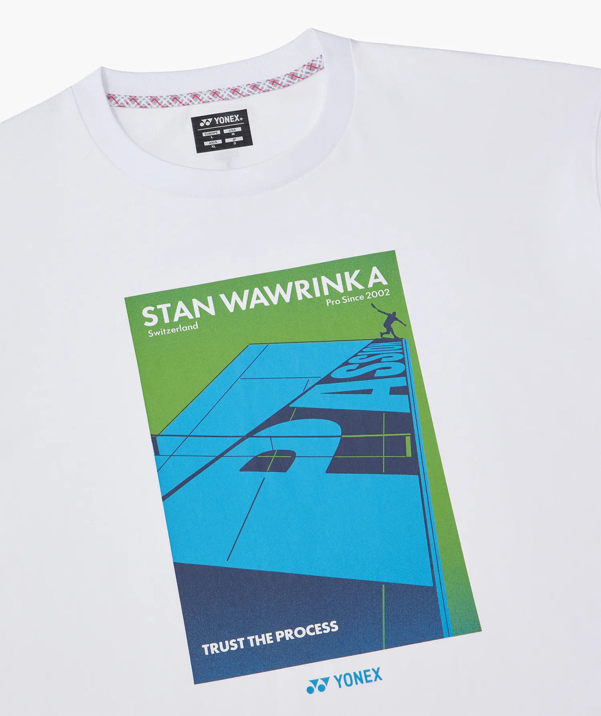Yonex Stan Wawrinka Farewell Shirt weiss - limited